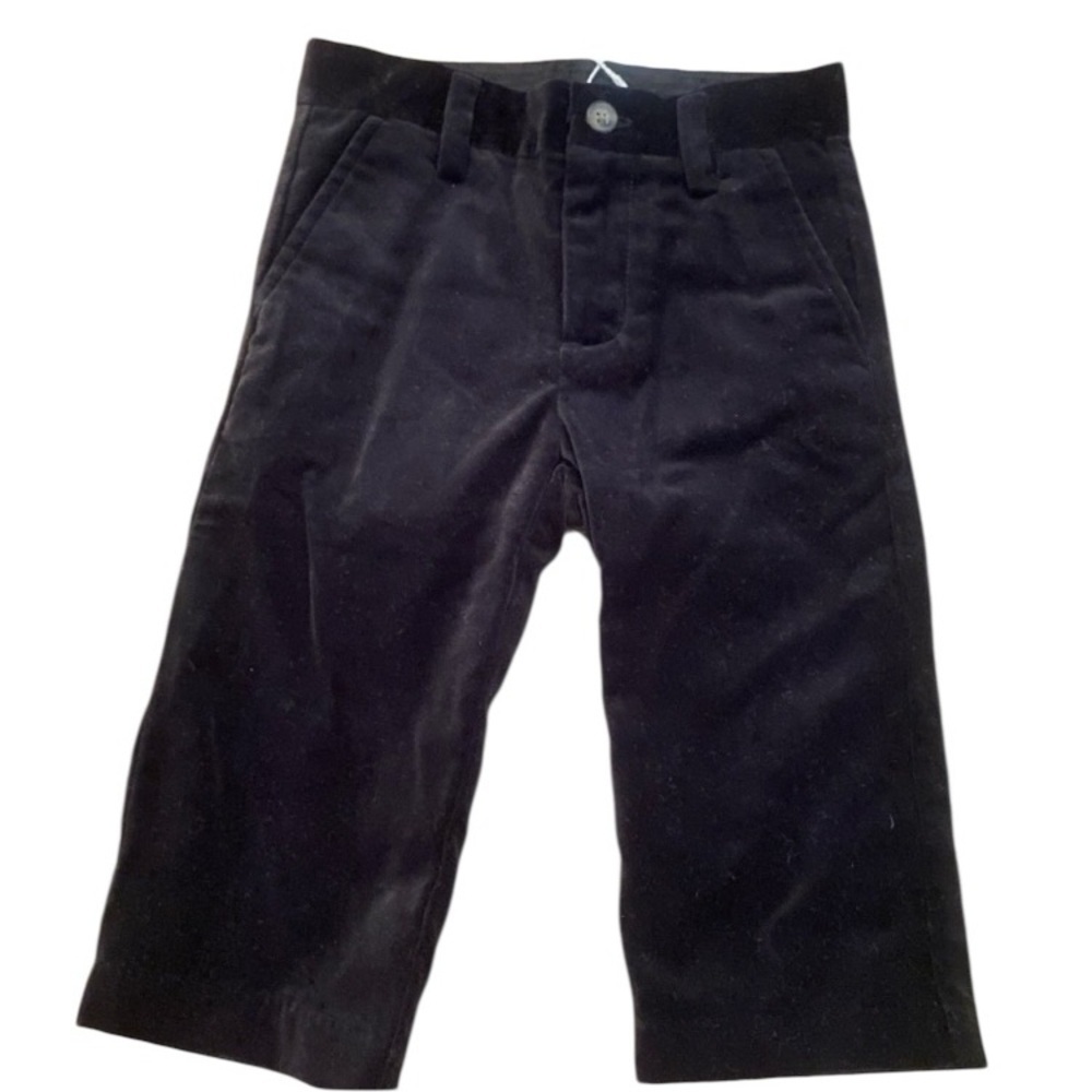 Janie & Jack Boy Dress Pants Black New size 12-18 months